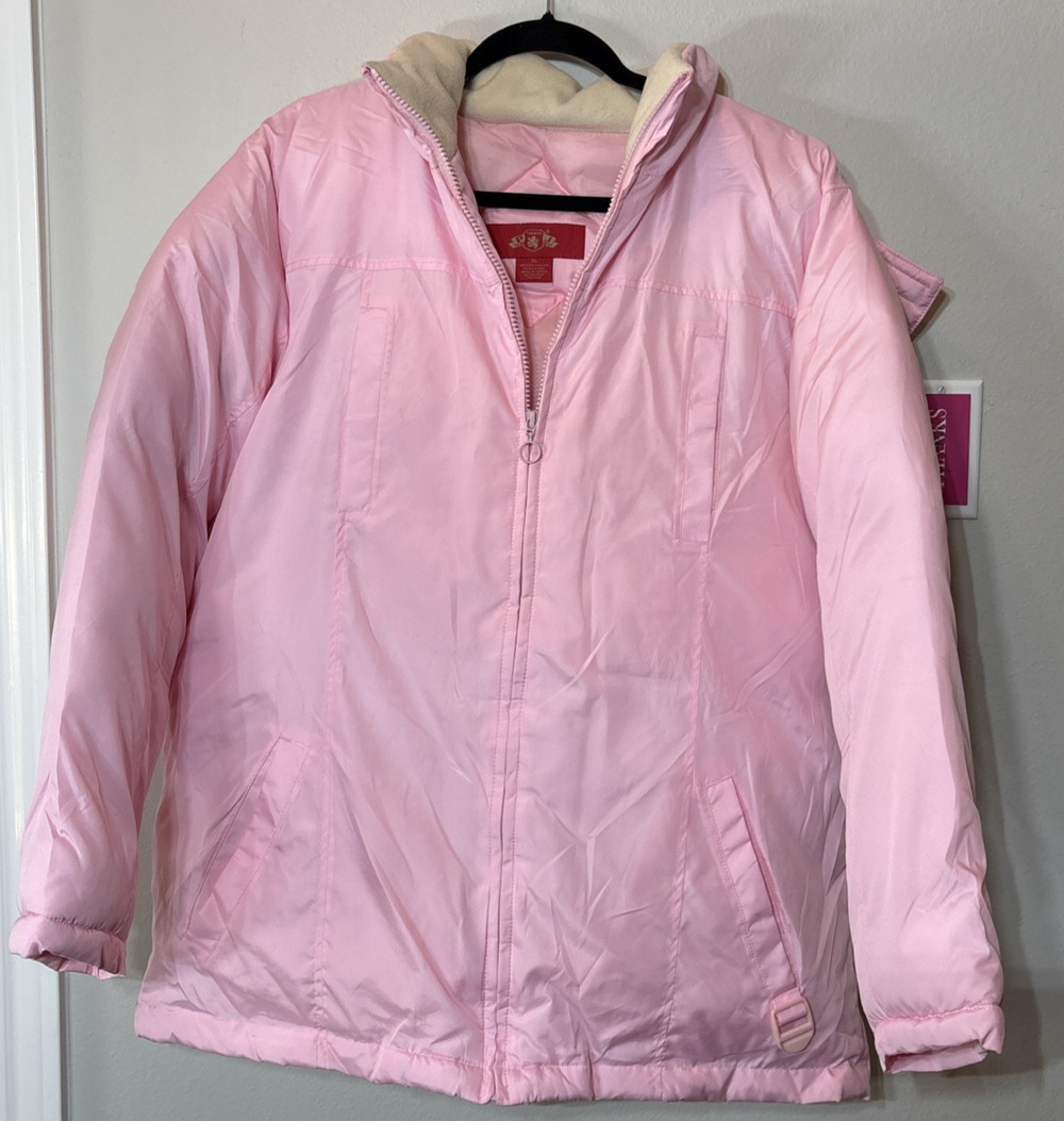 pink puffer jacket PJ Mark XL